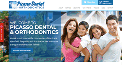 Desktop Screenshot of mypicassodental.com